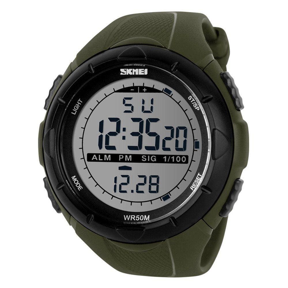 Relógio esportivo SKMEI Trendy Electronic 50m impermeável para Stud