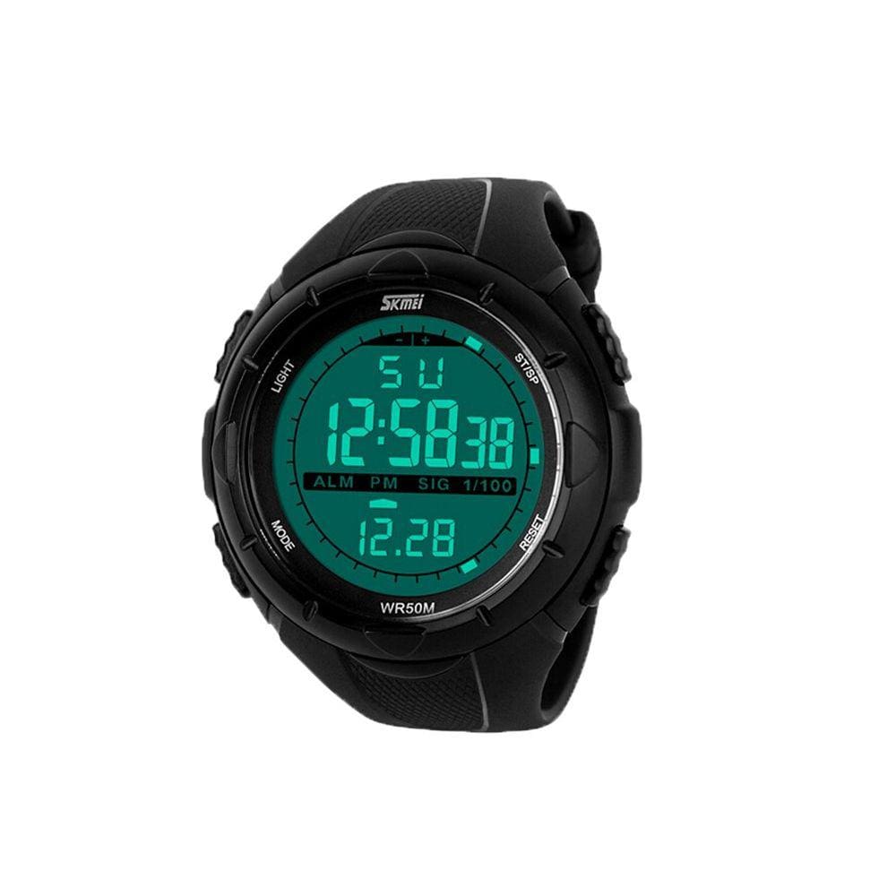 Relógio esportivo Carrie Hughes CH123 com tela LED impermeável
