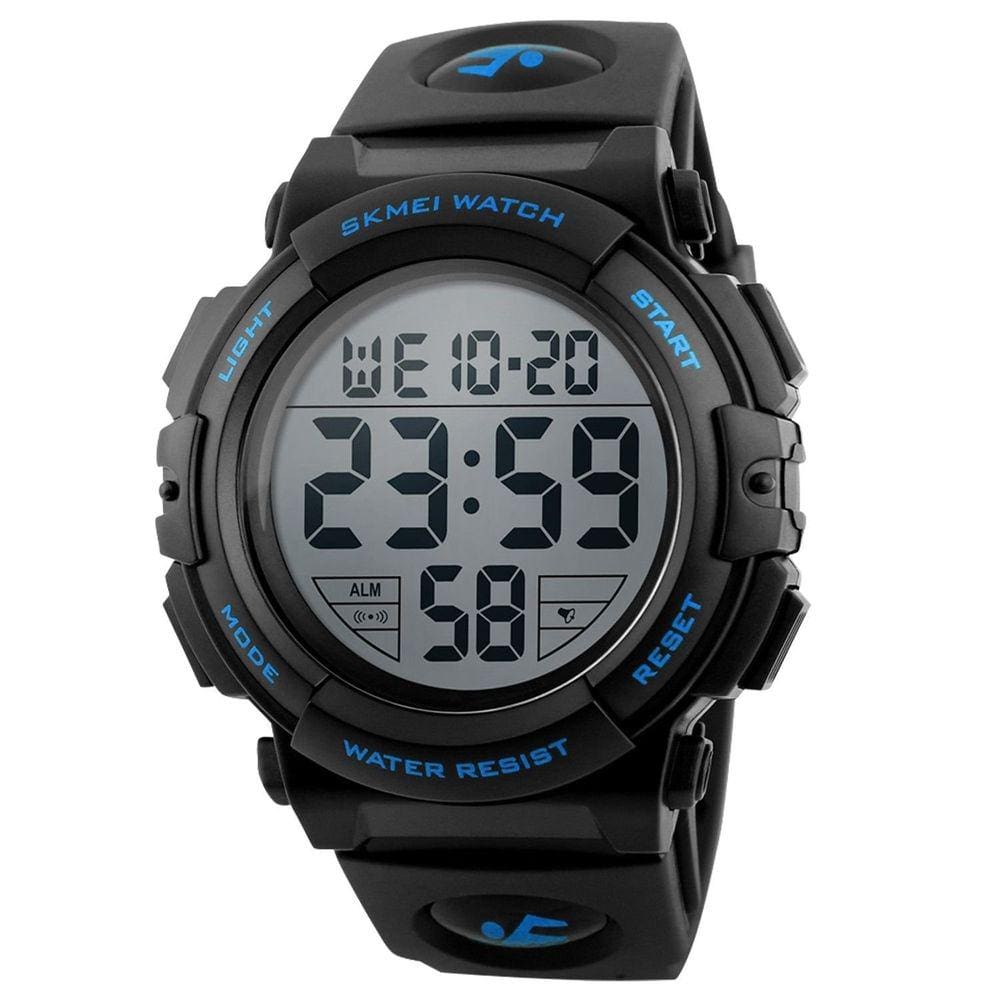 Relógio esportivo SKMEI Digital LED Waterproof Alarm Cronômetro
