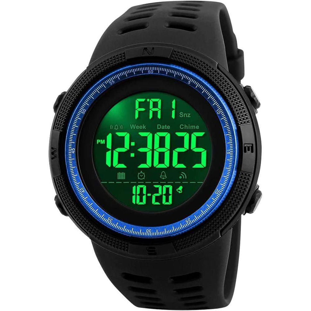 Relógio esportivo SKMEI Digital LED à prova d`água 50m para homens