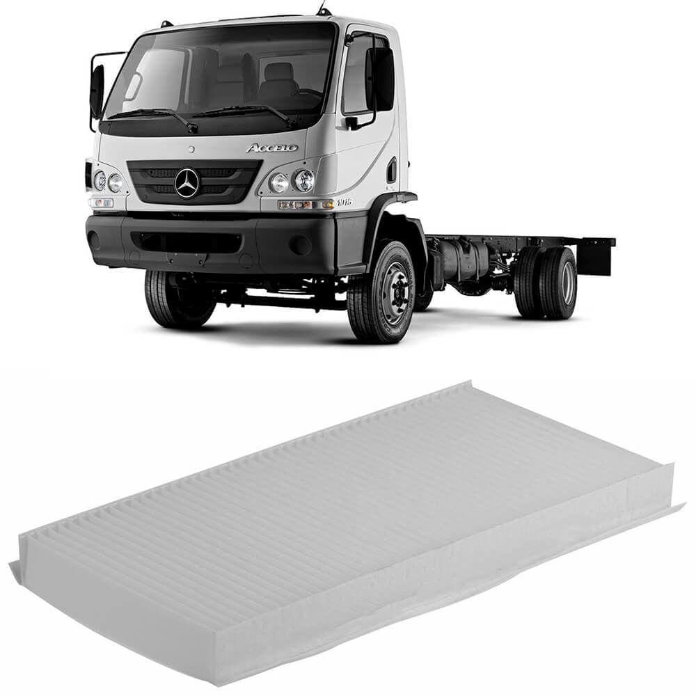 Filtro Cabine Ar Accelo 1016 2012 A 2018 Metal Leve