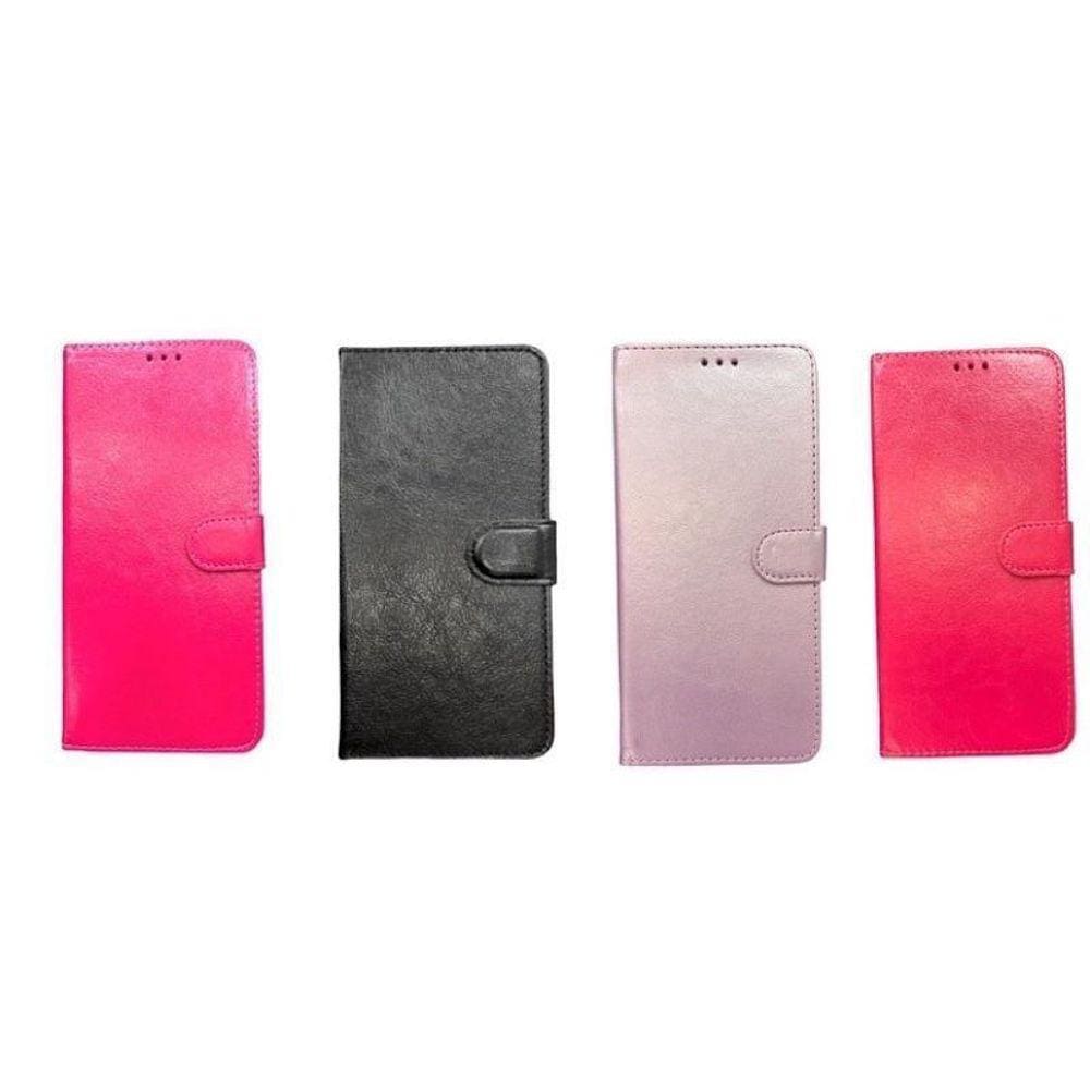 Capa Carteira Vermelha Compatível Para Moto G14 Estojo