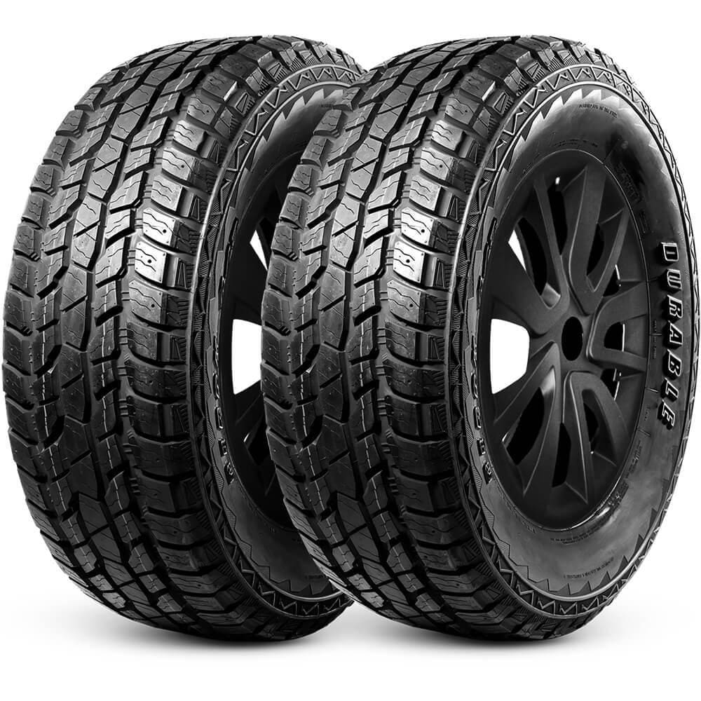 2 Pneu 285/75R16 Durable 126/123R Rebok A/T M+S Letra Branca