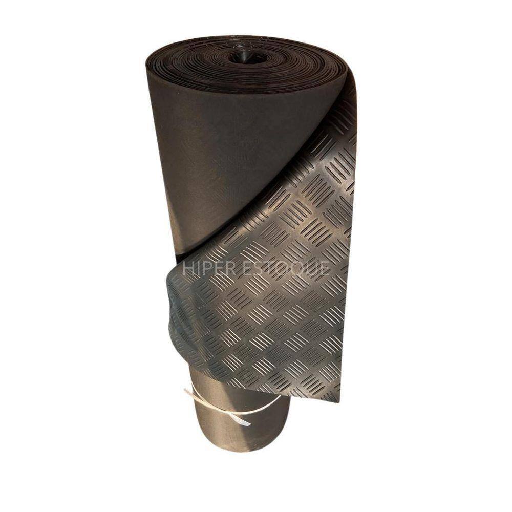 Tapete Borracha Antiderrapante Xadrez 3mm - Elite