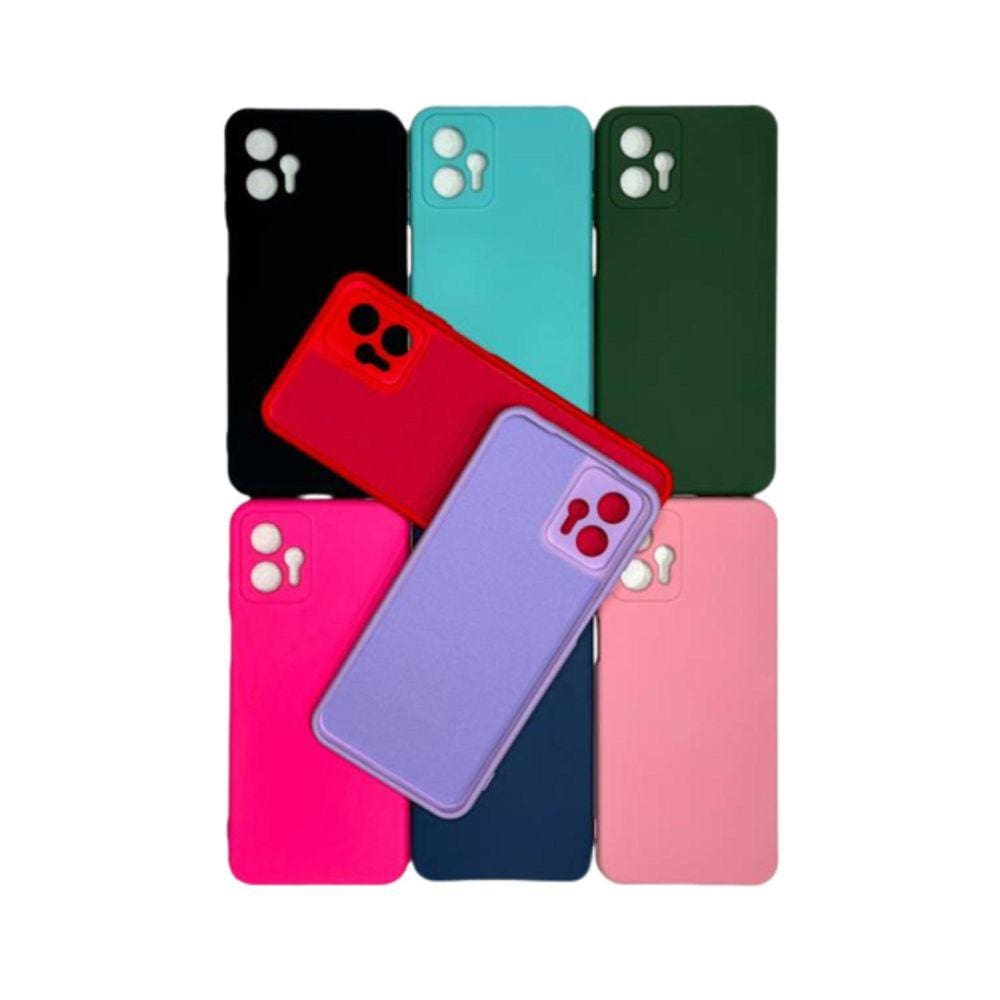 Capa Moto G54 Aveludada Vermelha