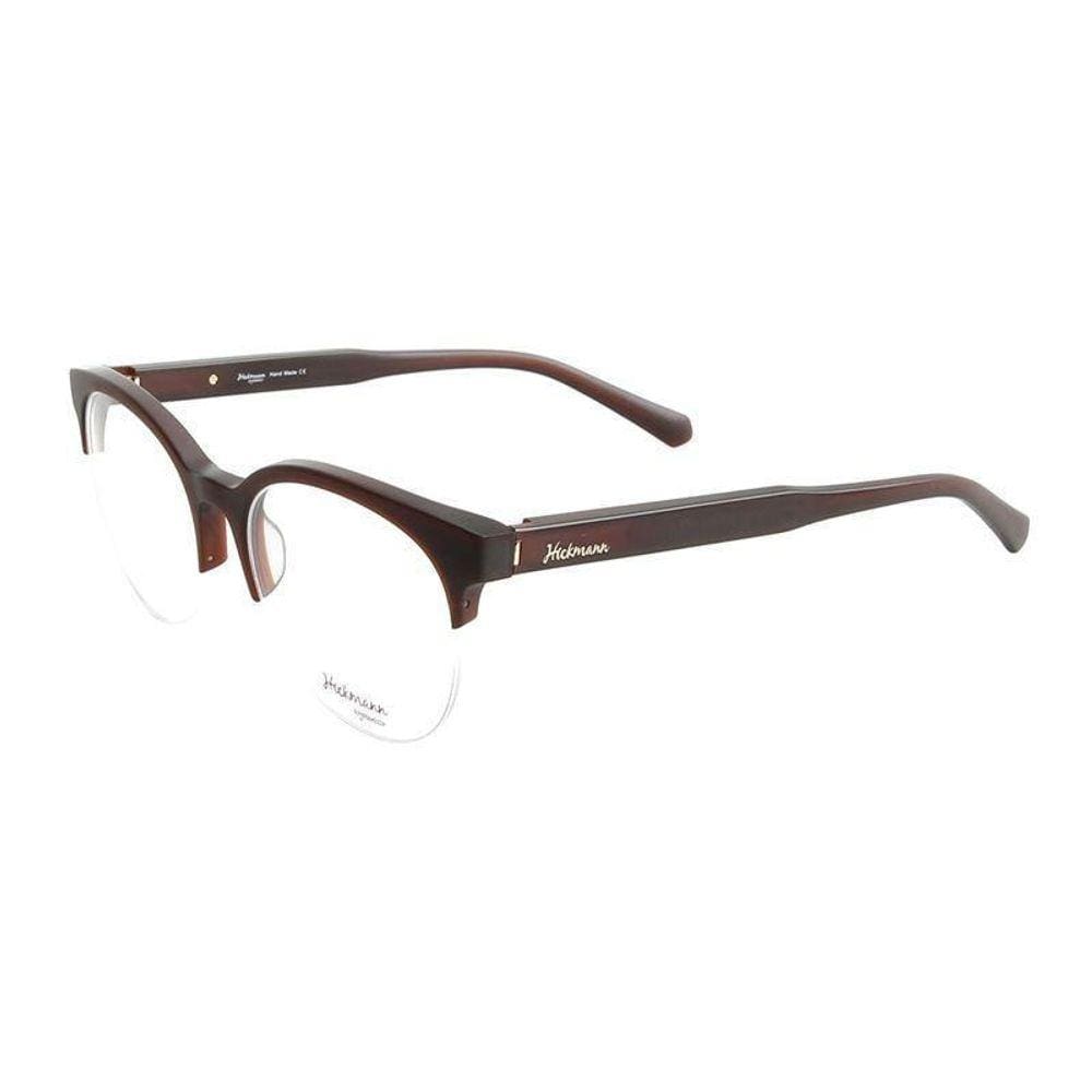 Armação Óculos Grau Acetato Marrom Transl. Fosco 52mm