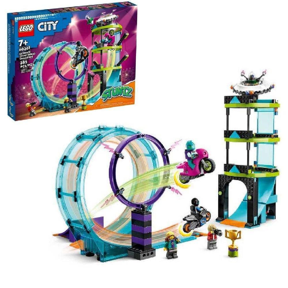 Lego City 60361 Desafio Supremo Em Motos De Acrobacias 385Pc