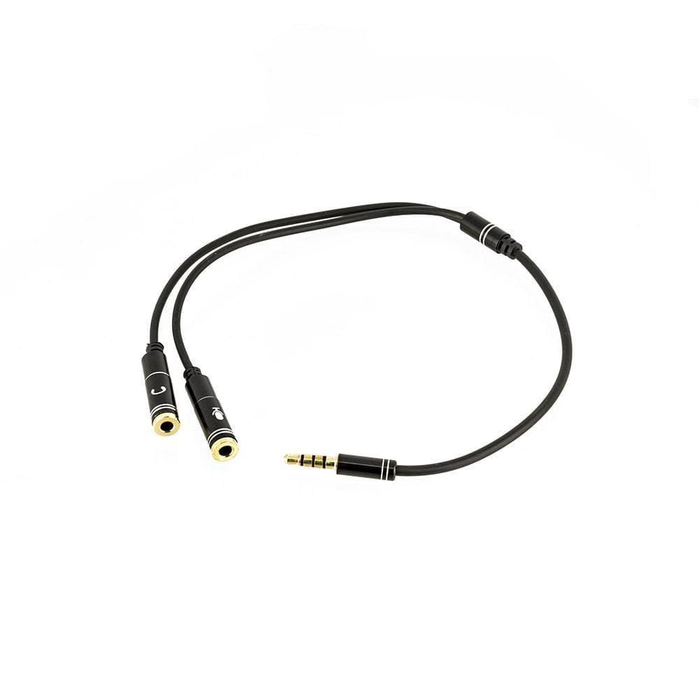 Cabo Adaptador P2 Para Microfone E Fone De Ouvido