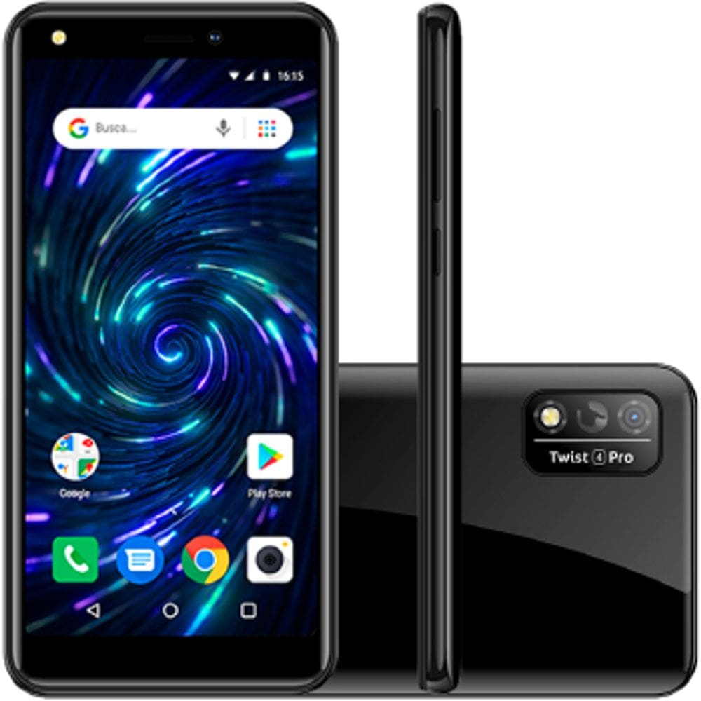 Celular Positivo TWIST 4 PRO S-518 Dual - 3901555 Preto Quadriband
