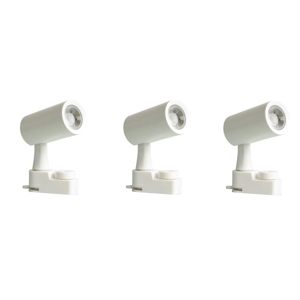 Kit 03 Spot Led Trilho 6W 4000K Luz:Branco Neutro Cor:Branco