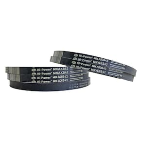 Kit 5 Correias V Dentada AXS-42 Gates - 1066,8mm - Borracha