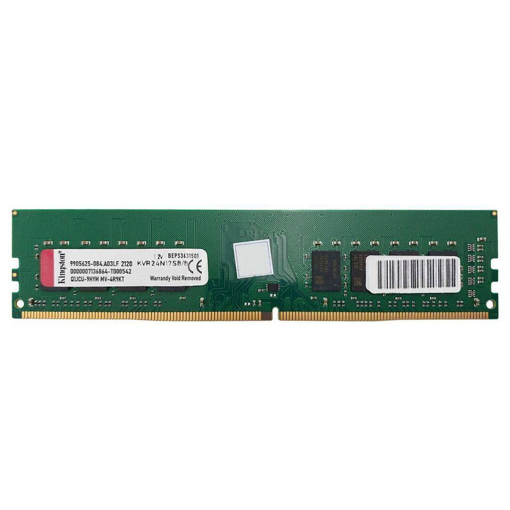 Memória Kingston KVR24N17S8/8 DDR4 8GB 2400MHz CL17 1.2V