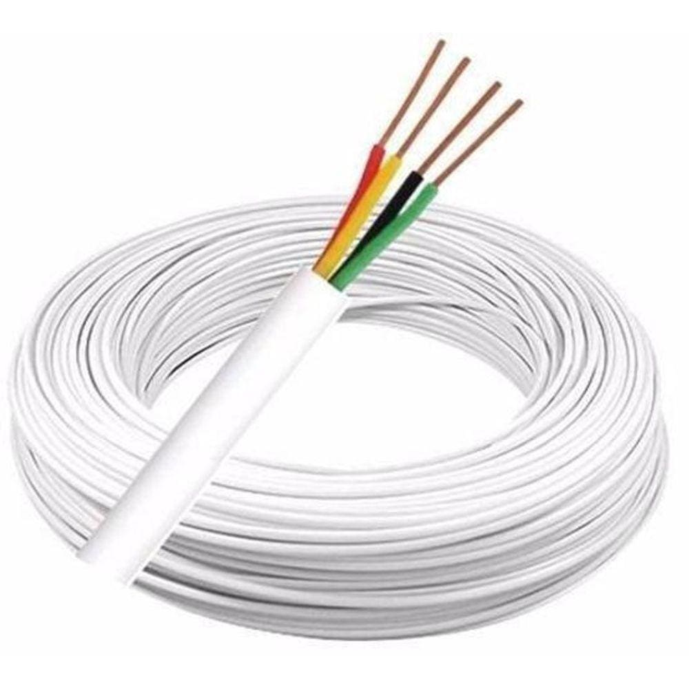 Fio Cabo Alarme 4 Vias 0,50Mm Interfone 200M 4X50 4L5
