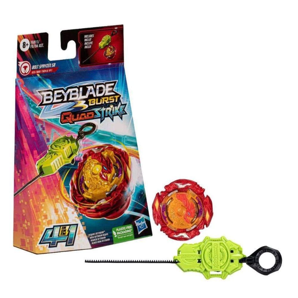 Beyblade Burst QuadStrike 4 em 1 Bolt Spryzen | Extra