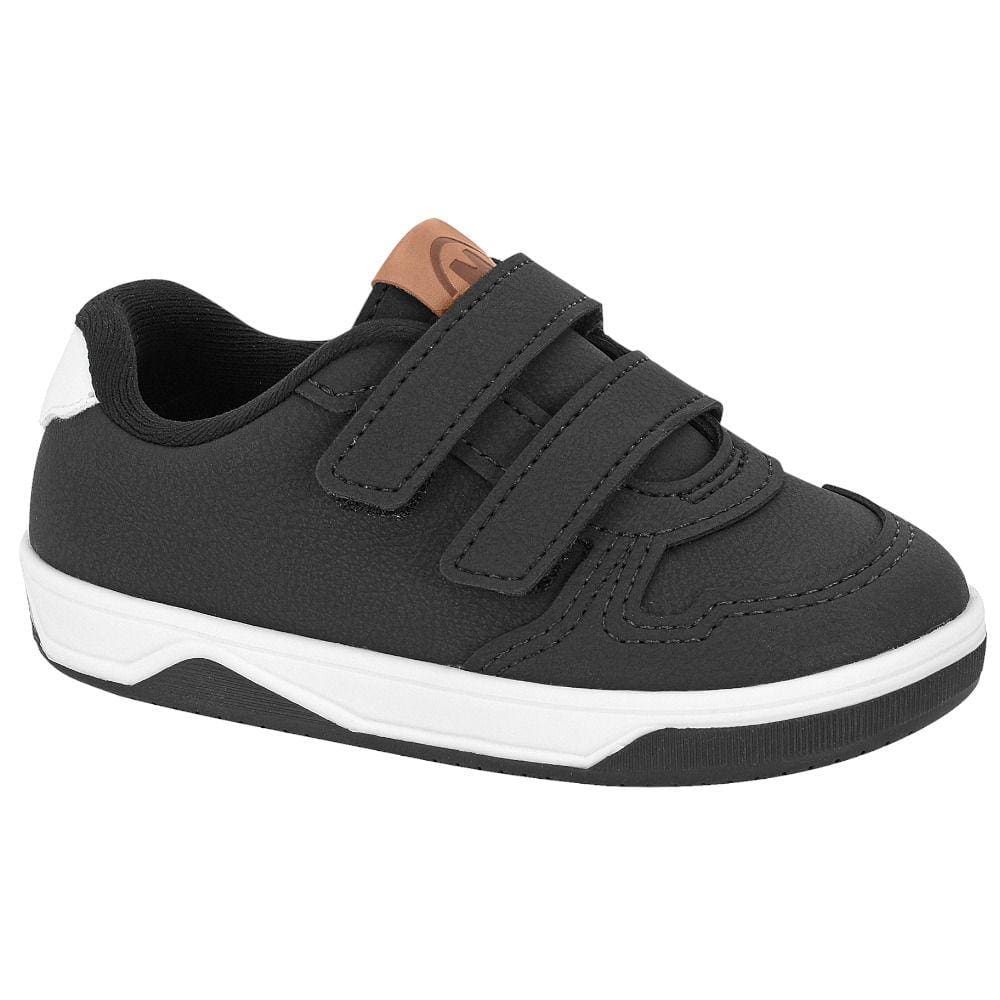 Tênis Infantil Menino Molekinho 2623.102 - Preto/Branco