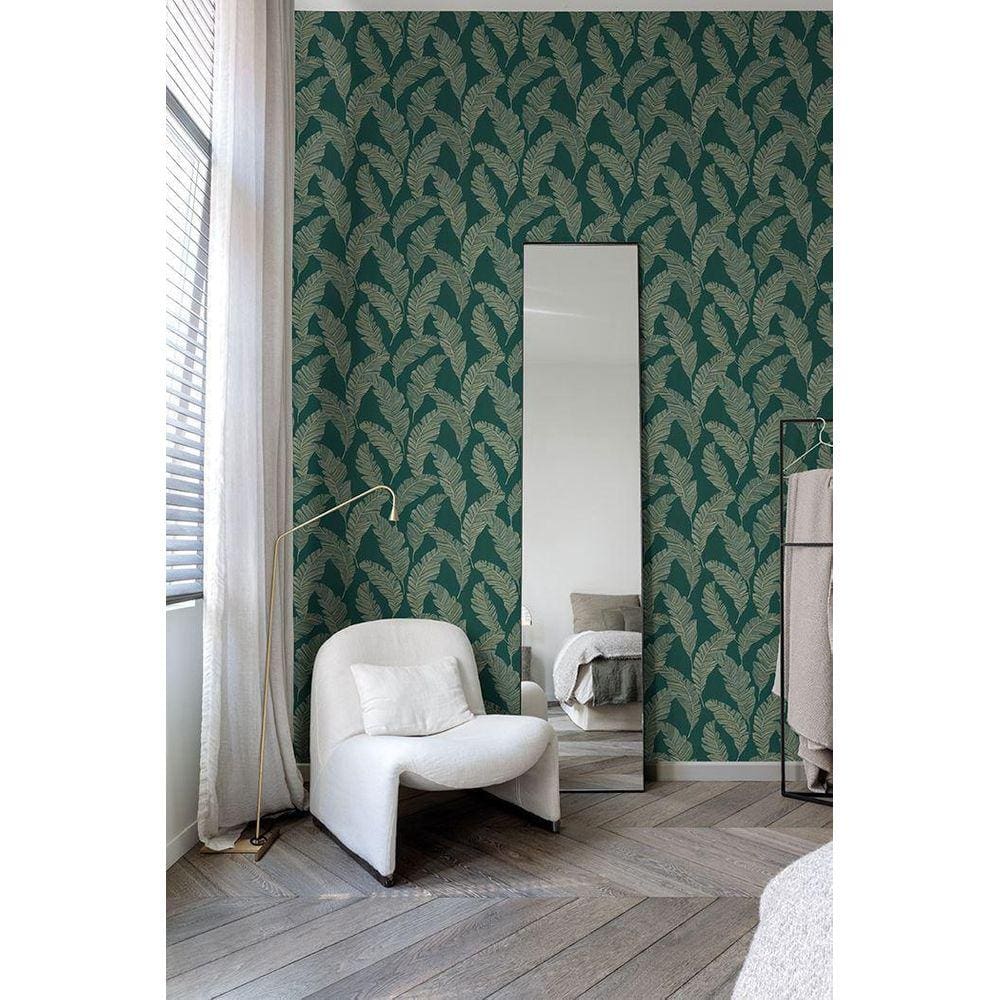 Papel de Parede Maison Folhagem Verde - Alta Tecnologia