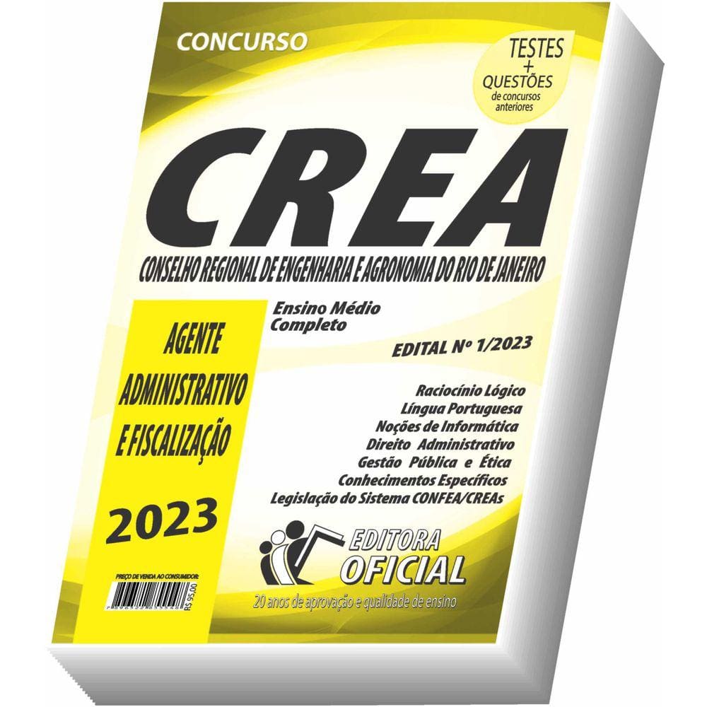 Apostila Crea - Rj - Agente De Fiscalização