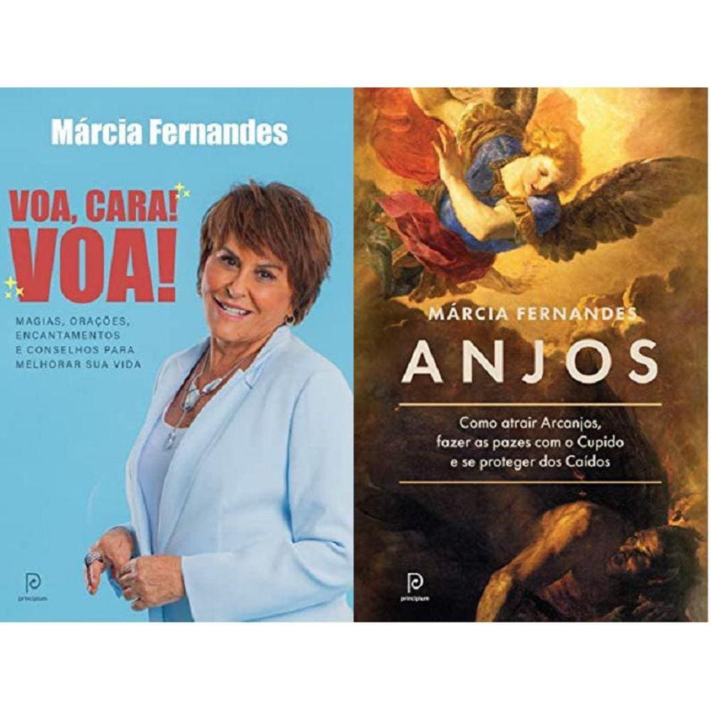 Kit 2 Livros Marcia Fernandes Voa, Cara Voa Magias, Orações,