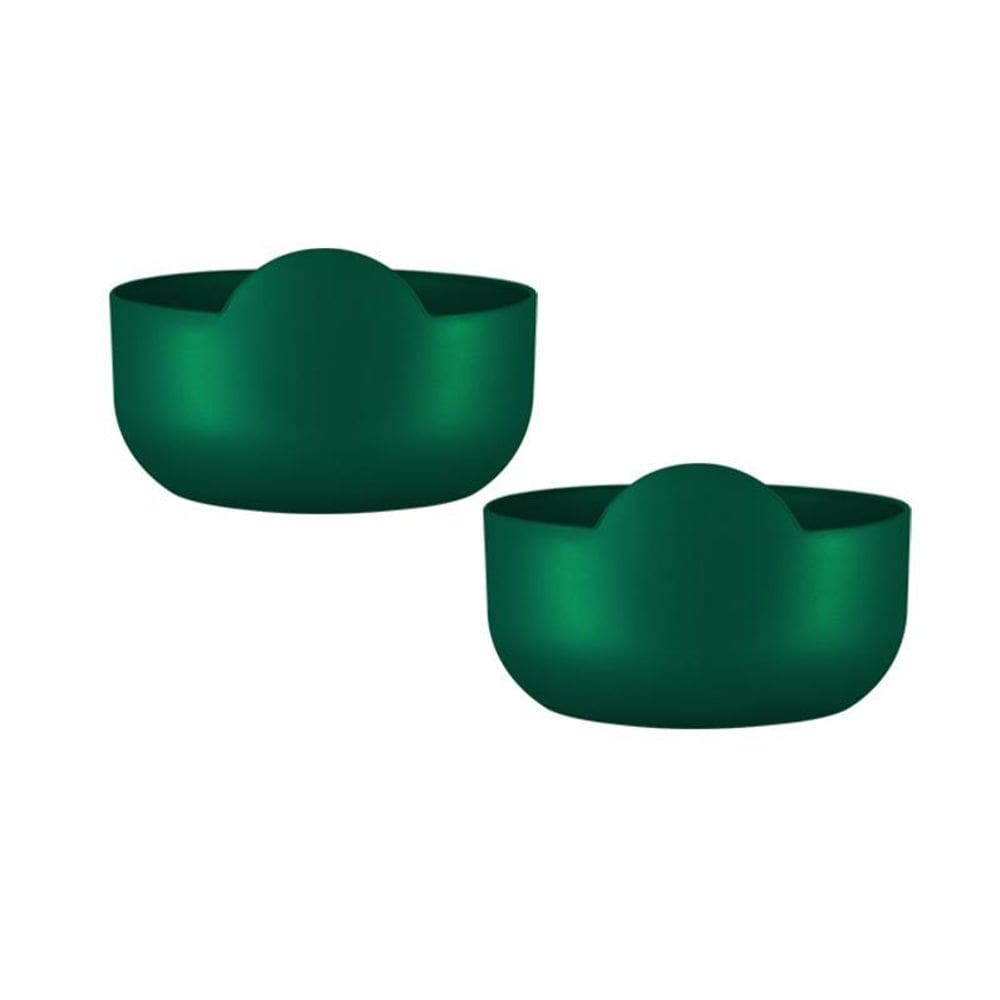 Kit 2 Super Bowl Verde 475Ml Plástico Premium