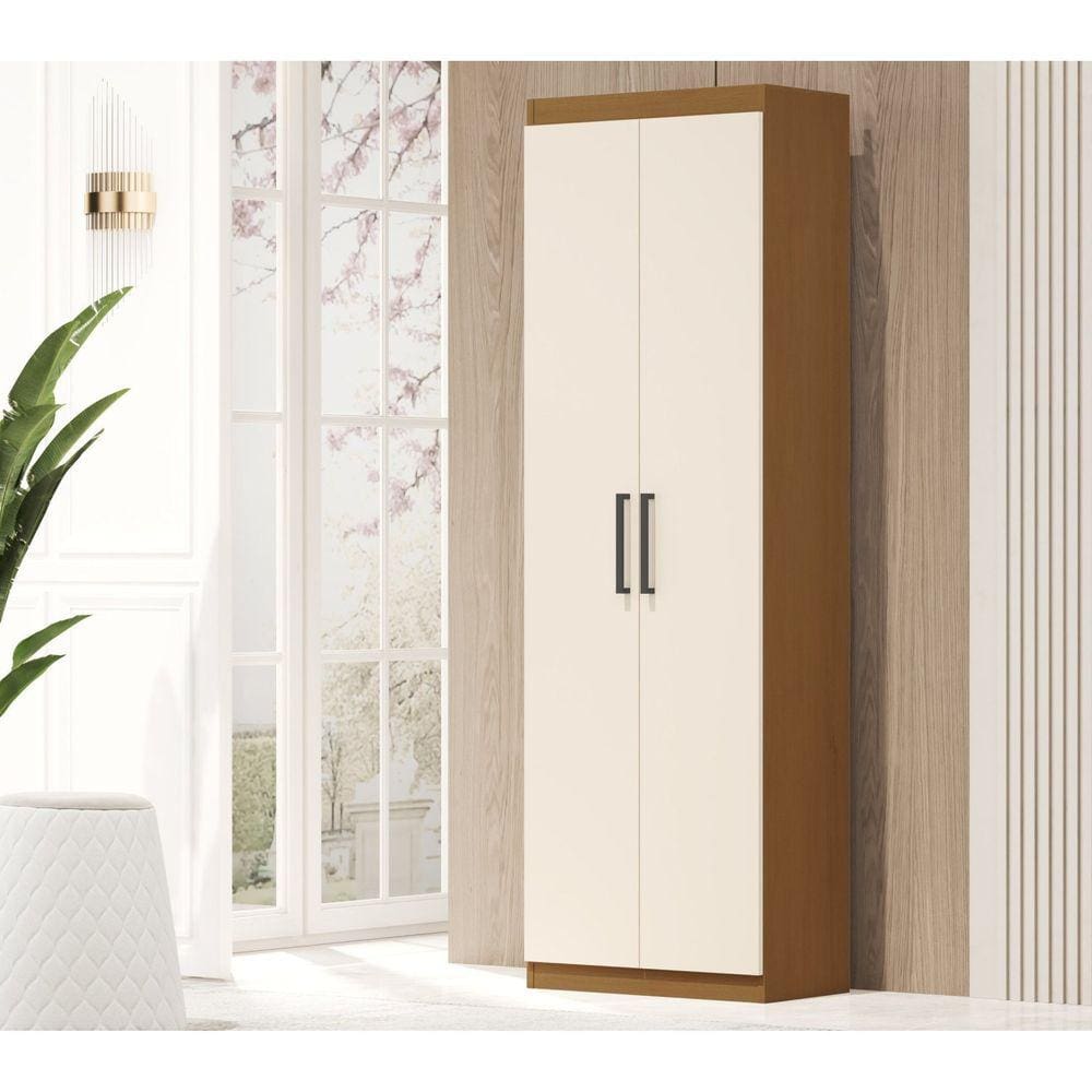 Multiuso 2 Portas 5 Nichos Jb 1000 Marrom - Pérola