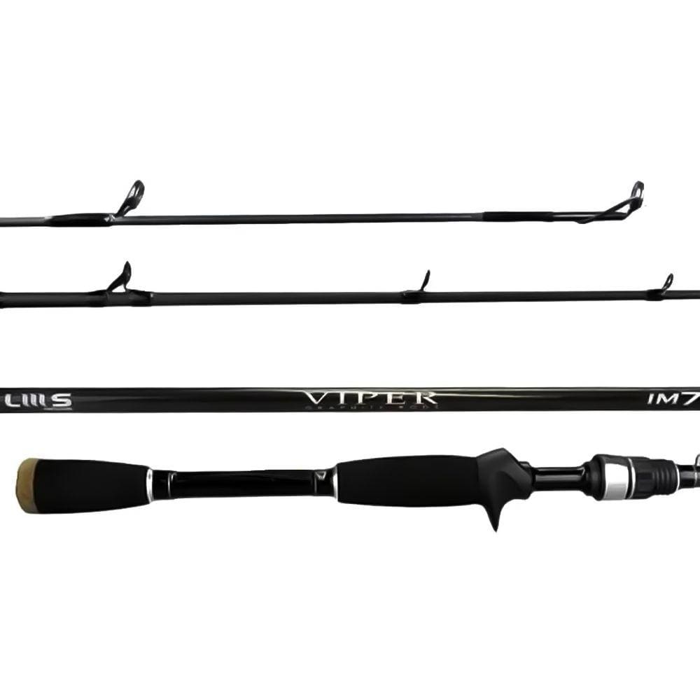 Vara Pesca Carretilha Lumis Viper Casting Carbono IM7 1,73m 8-20Lbs Inteiriça