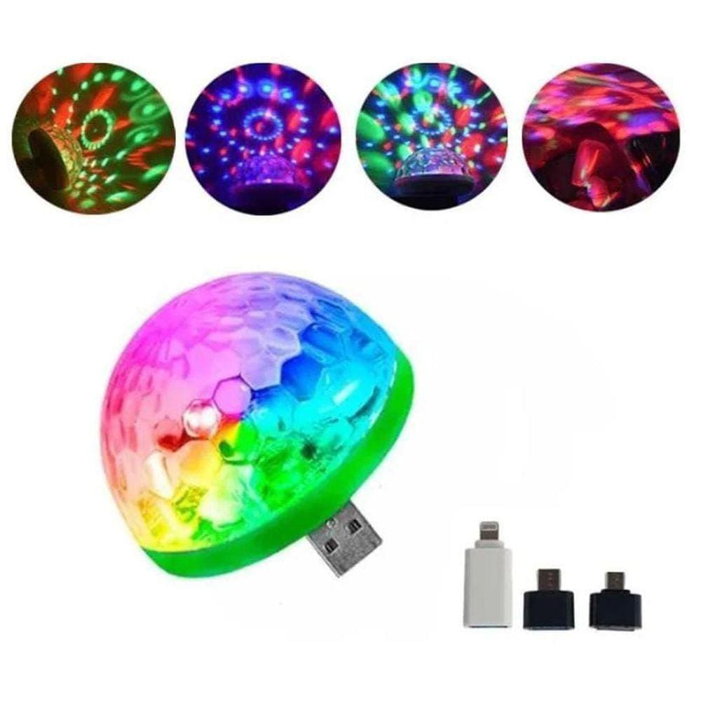 Mini Globo Luz Led Conexão Celular