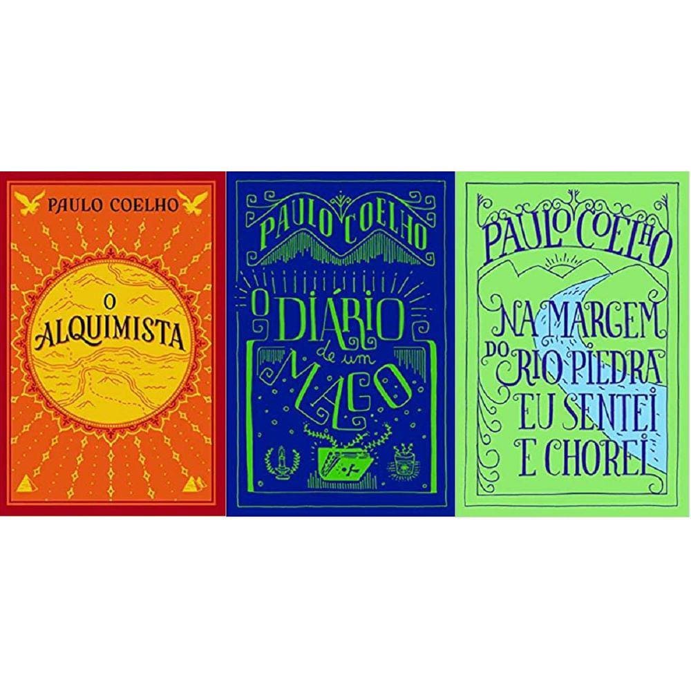 Kit 3 Livros Paulo Coelho Alquimista + Diario Um Mago + Na