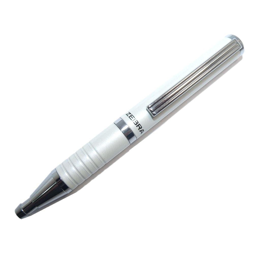 Caneta Esferográfica Zebra Expandz Retrátil Branca
