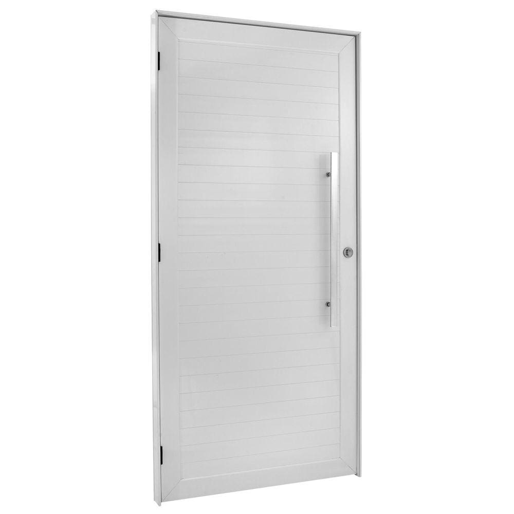 Porta Lambril de Giro Com Puxador Direita Topsul 210x100cm Esquadrisul Branco