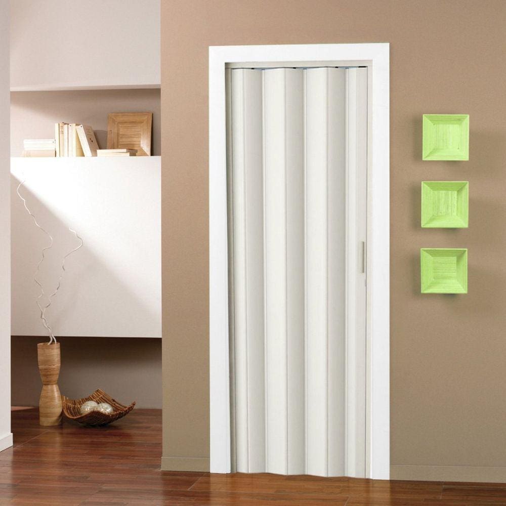 Porta Sanfonada Pvc Pronta 210x84cm Bcf Branco