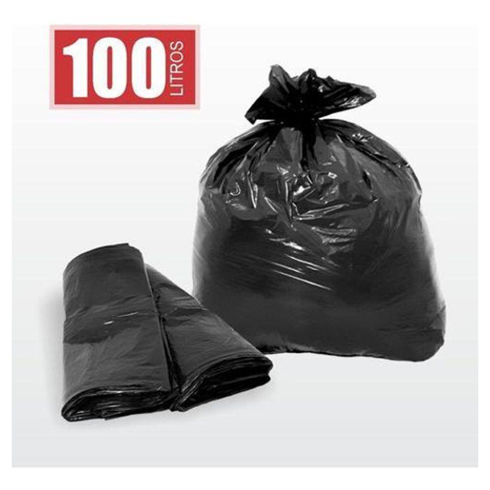 Saco De Lixo 100 Litros Comum 50 Und.
