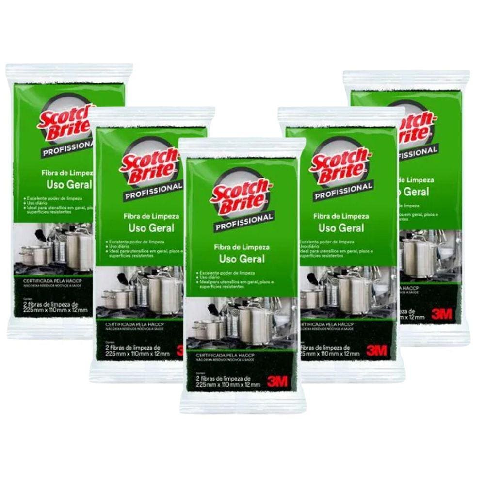 Fibra Uso Geral Scotch Brite 3M 10 Unidades