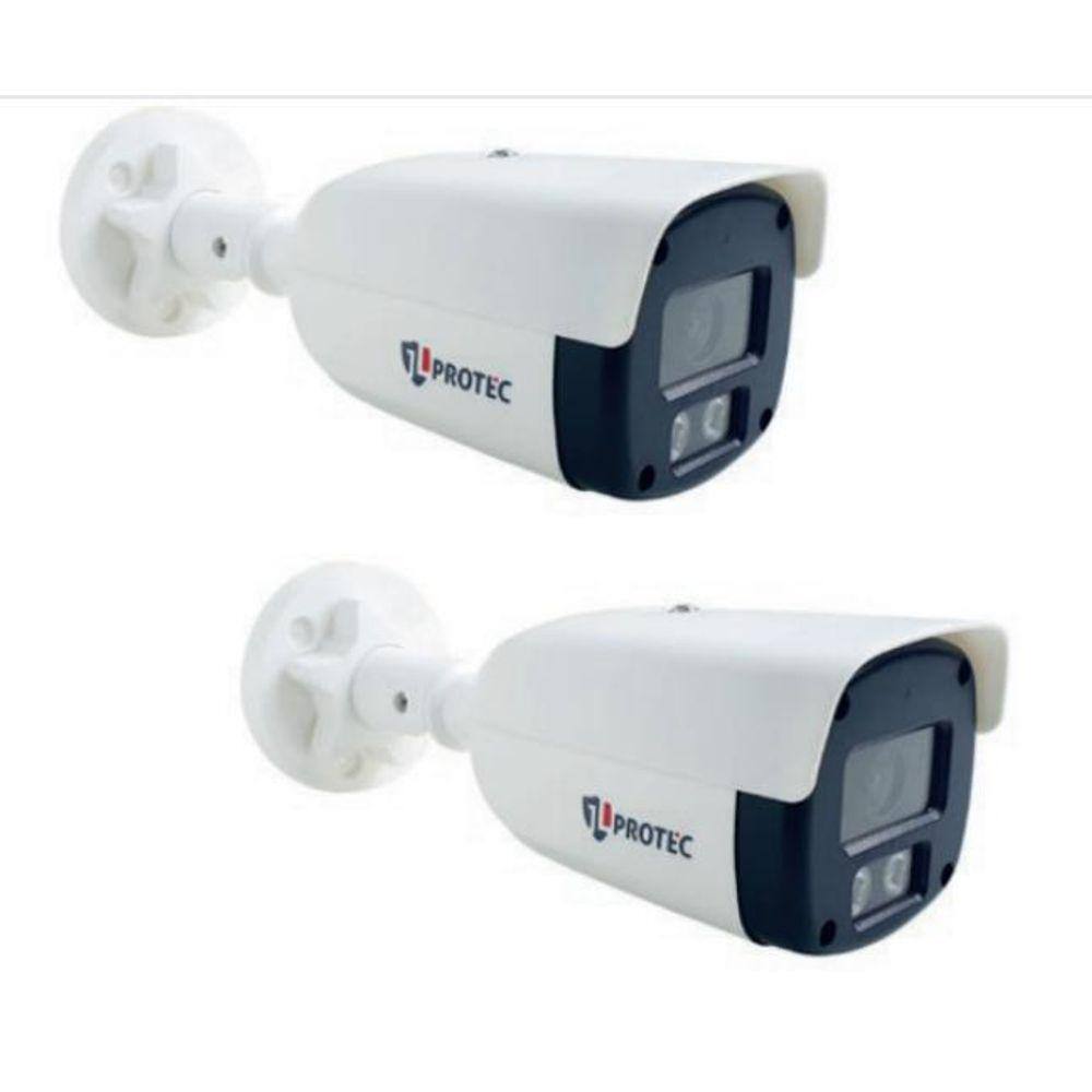 Kit Câmera Bullet IP JL-7130 2 Un - 3MP, 2.8mm, IP66