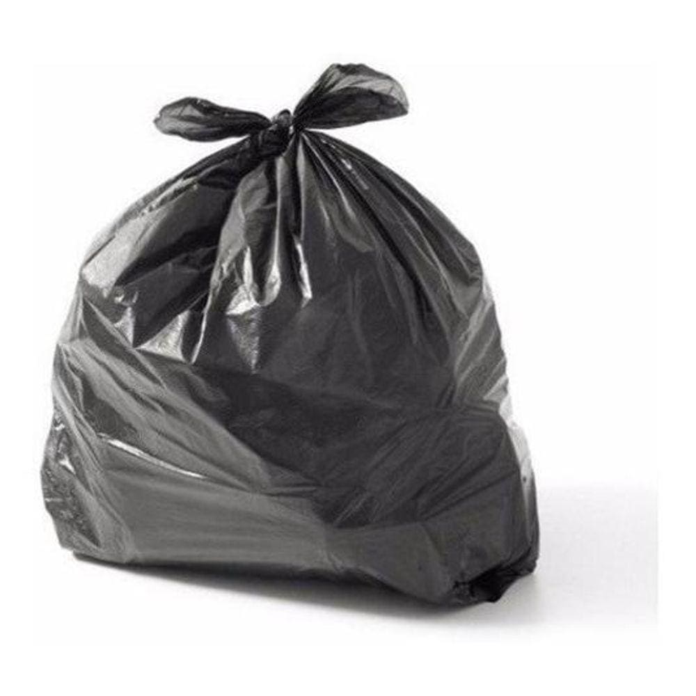 Saco De Lixo Preto 100L Reforçado 5Kg 0.10 58 Unidades