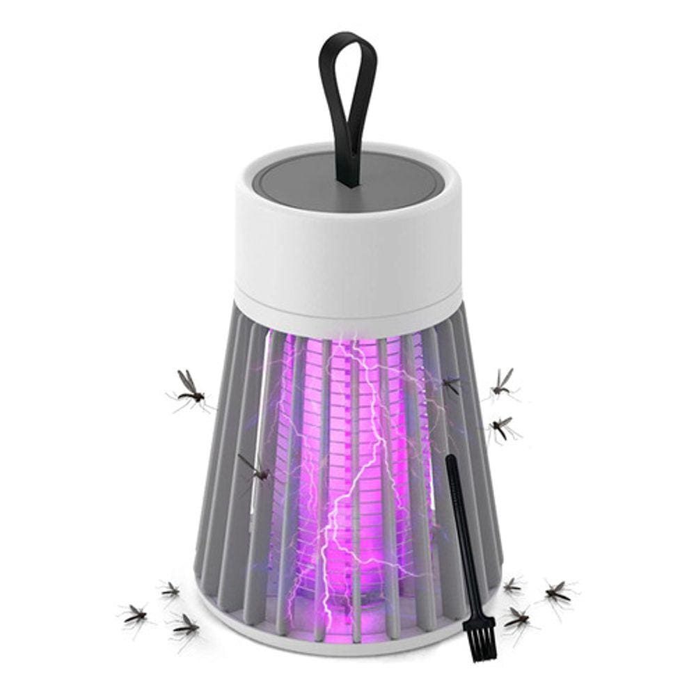 Armadilha Mata Mosquito Pernilongo Luminária Recarregável