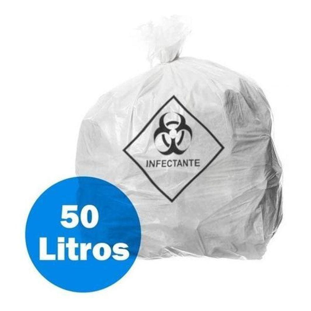 Saco De Lixo Infectante 50 Litros - 100 Unidades