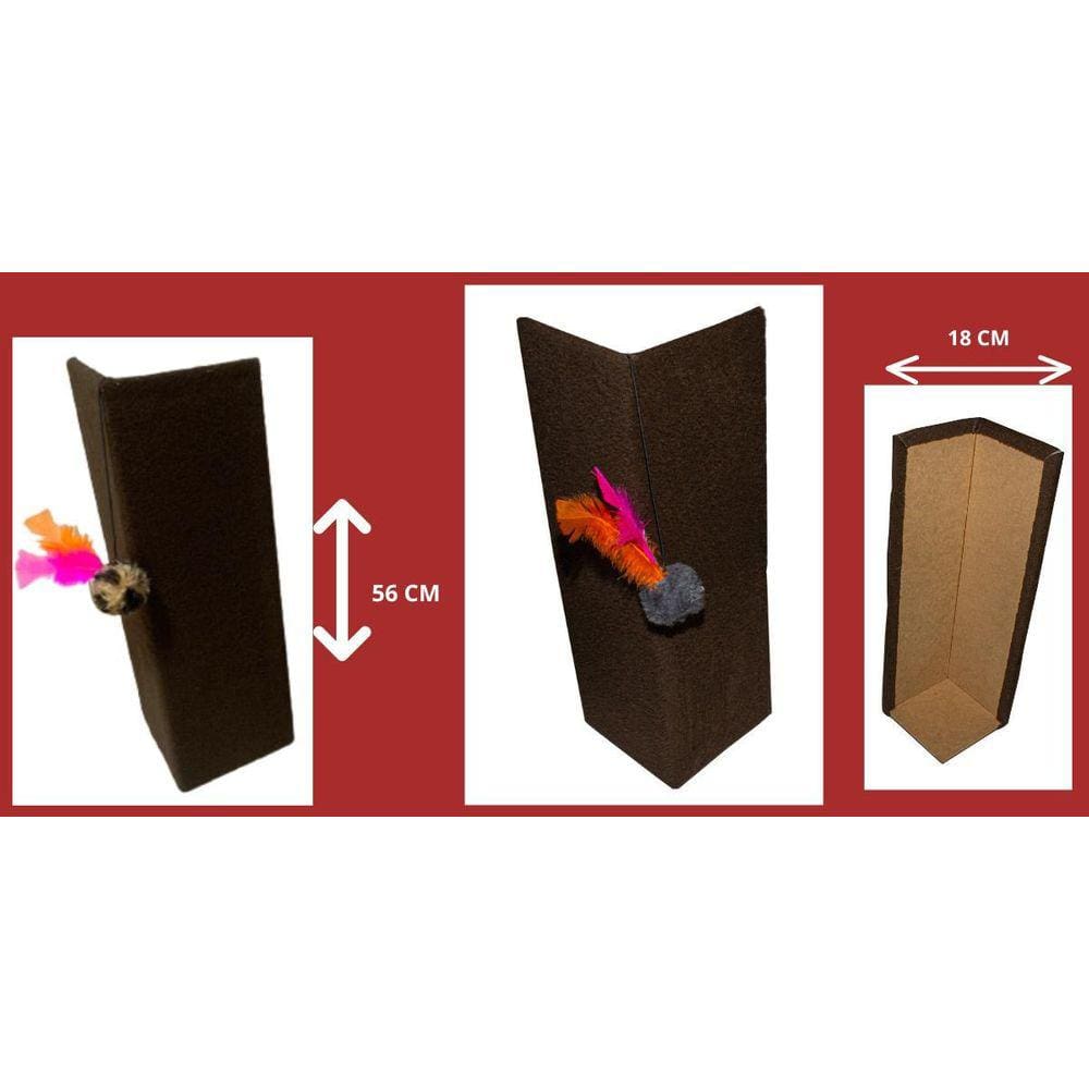 Arranhador Gato Cama Box Sofá Canto Kit 2 Unidades