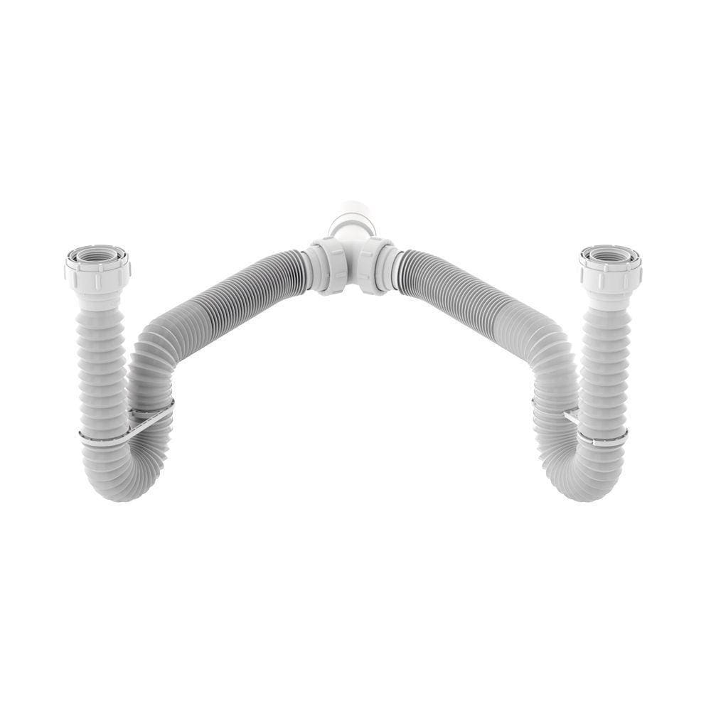 Sifao Tubo Extensivel Duplo Branco - Censi