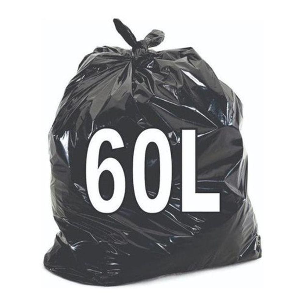 Kit 10 Pacotes Saco De Lixo 60 Litros 1000 Unidades