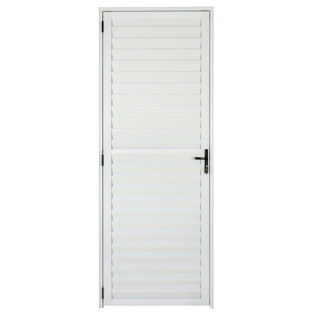 Porta Palheta Esquerda Ecosul 210x70cm Esquadrisul Branco