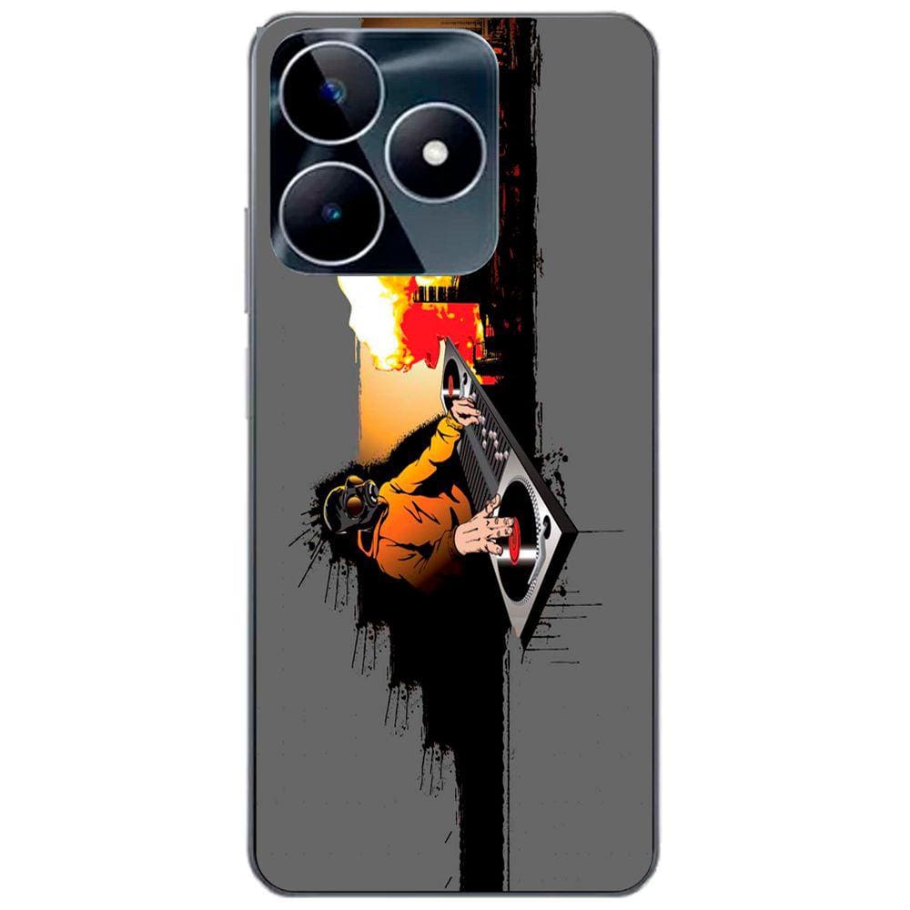 Capa Adesivo Skin264 Verso Para Realme C53 (2023)