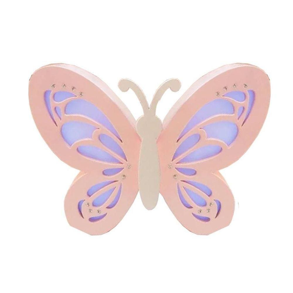 Luminária Infantil Borboleta Com Strass