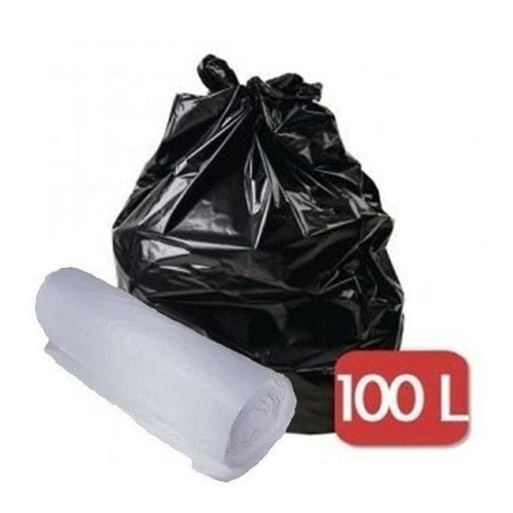 Saco Lixo 100Lt 50Un +Saco Lixo Banheiro/Pia 50Un