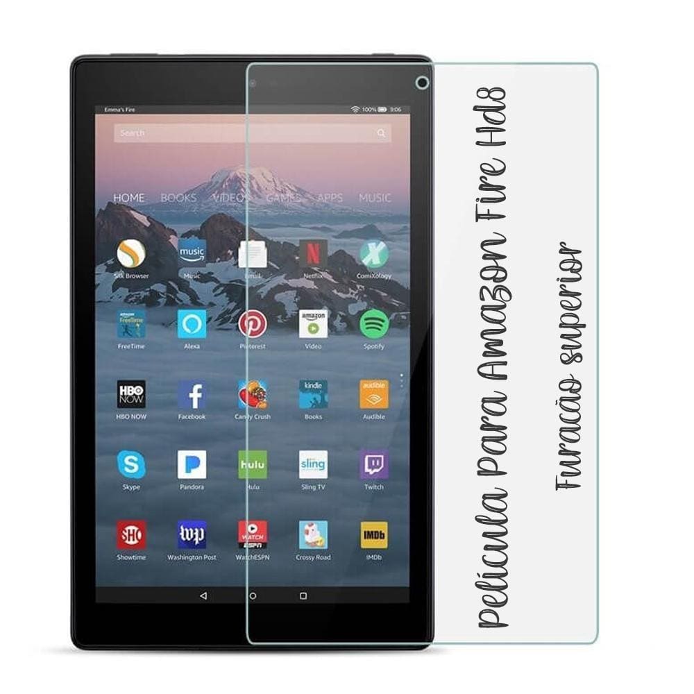 Melhor Película De Vidro Para Tablet Amazon Kindle Fire Hd8
