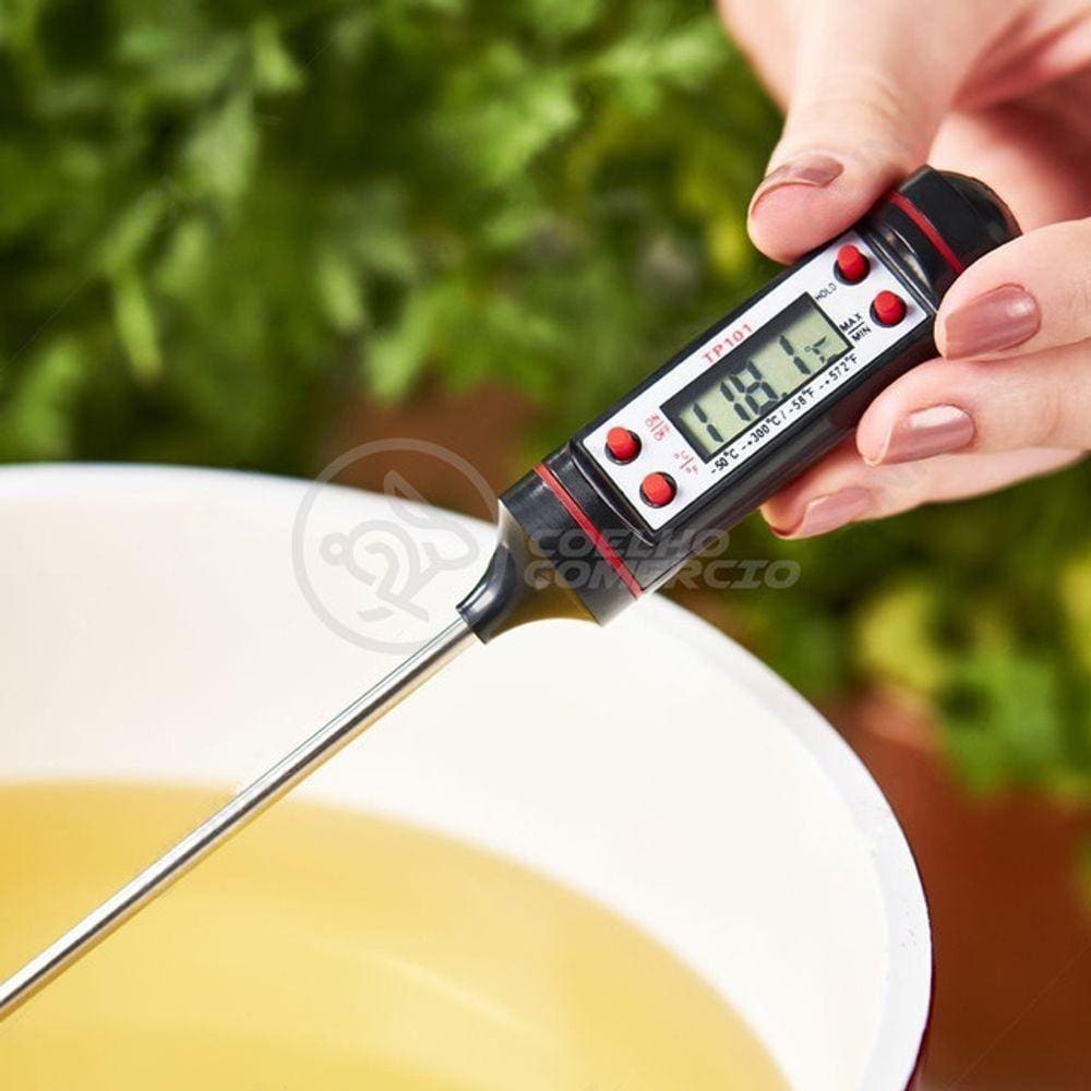 Termômetro Culinário Alimentos E Líquidos -50ºc A +300ºc