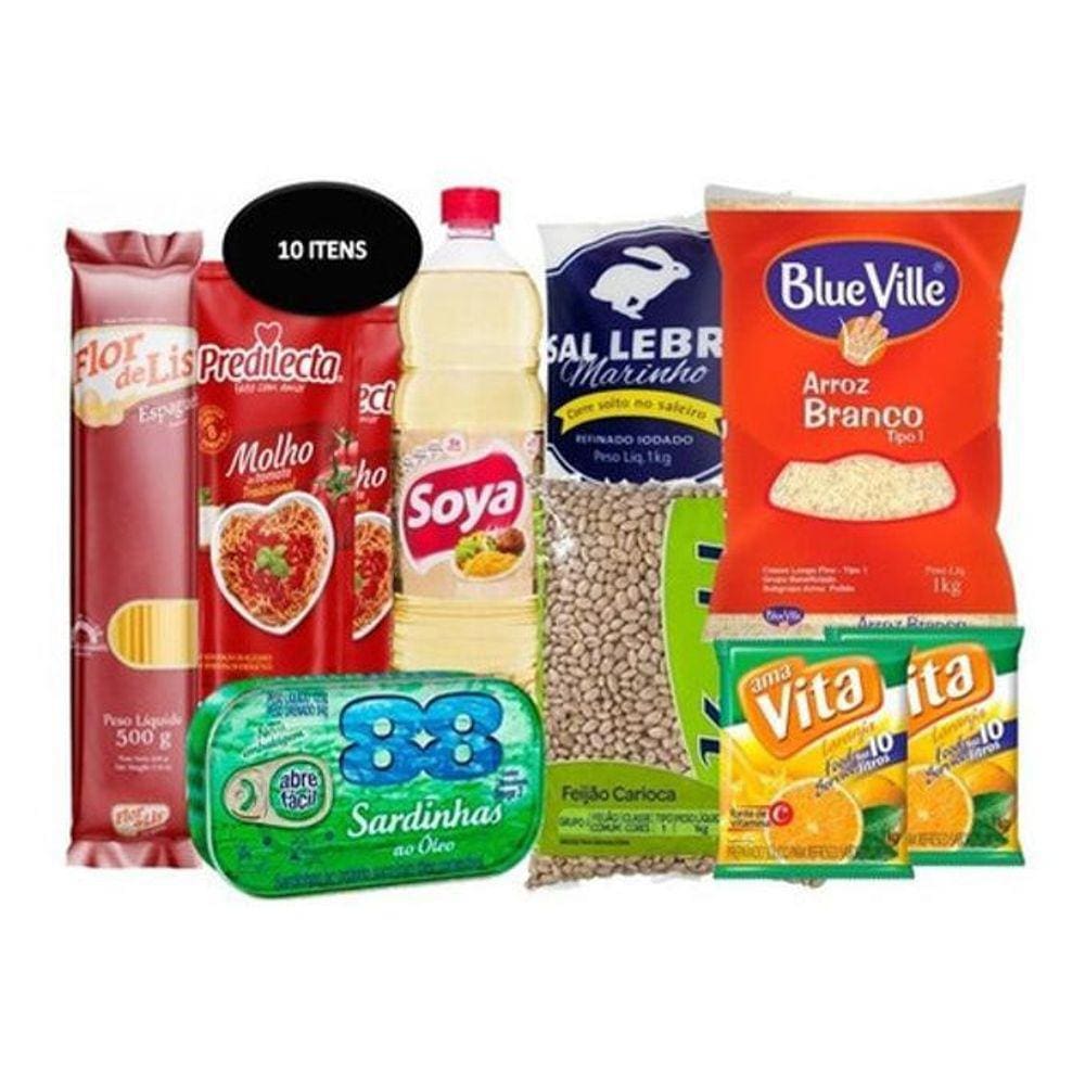 Cesta Básica De Alimentos Premium Cesta De Qualidade Doação