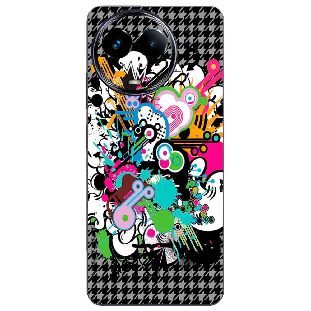 Capa Adesivo Skin022 Verso Para Realme 11X 5G