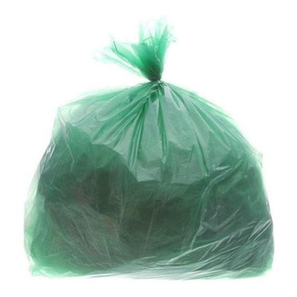 Saco Para Lixo Verde Reforçado 30 Lt Com 50 Uni