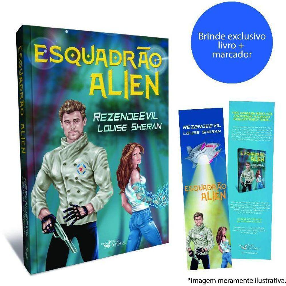 Livro Esquadrao Alien  Inclui