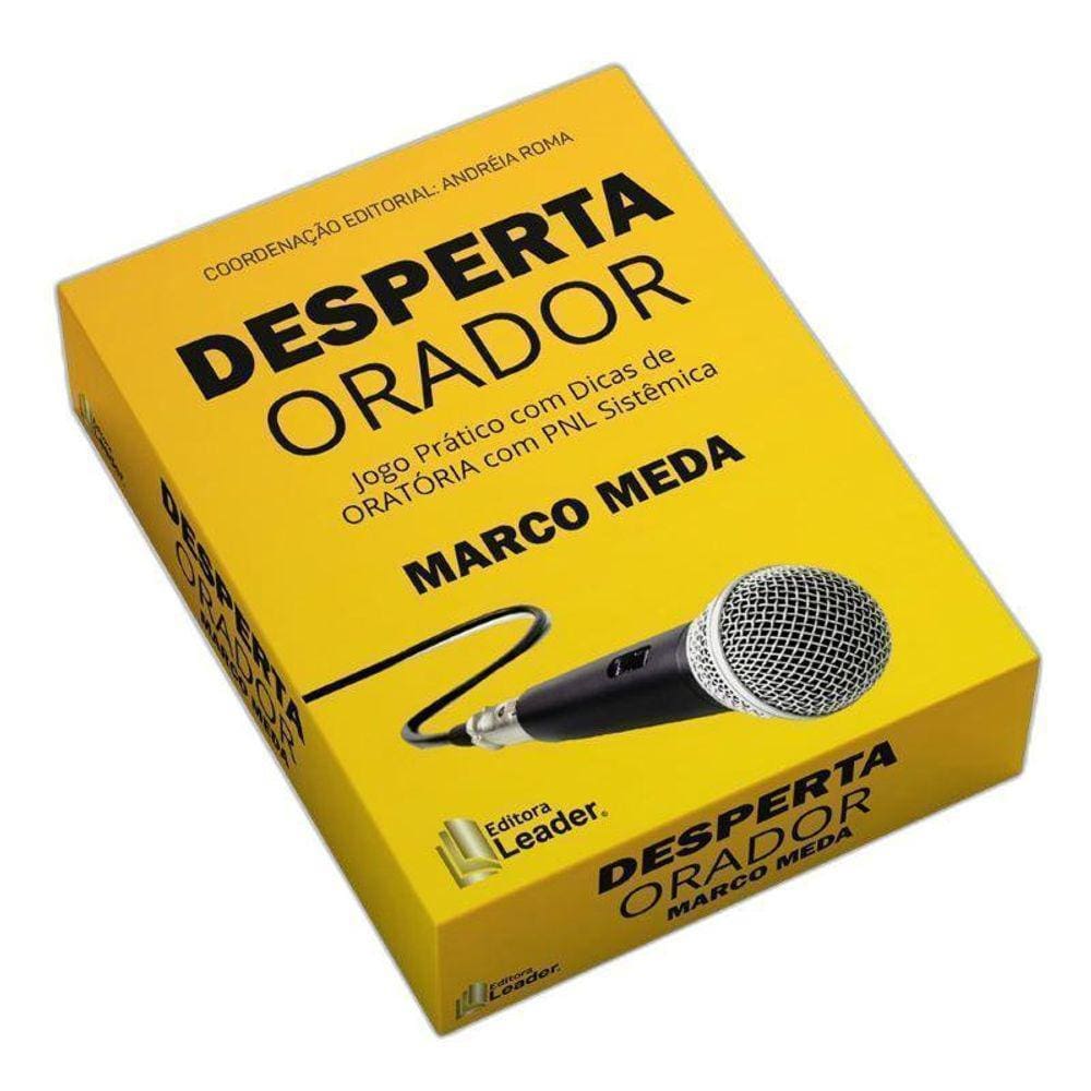 Jogo Desperta Orador - Autor Marco Meda - 80 Cartas
